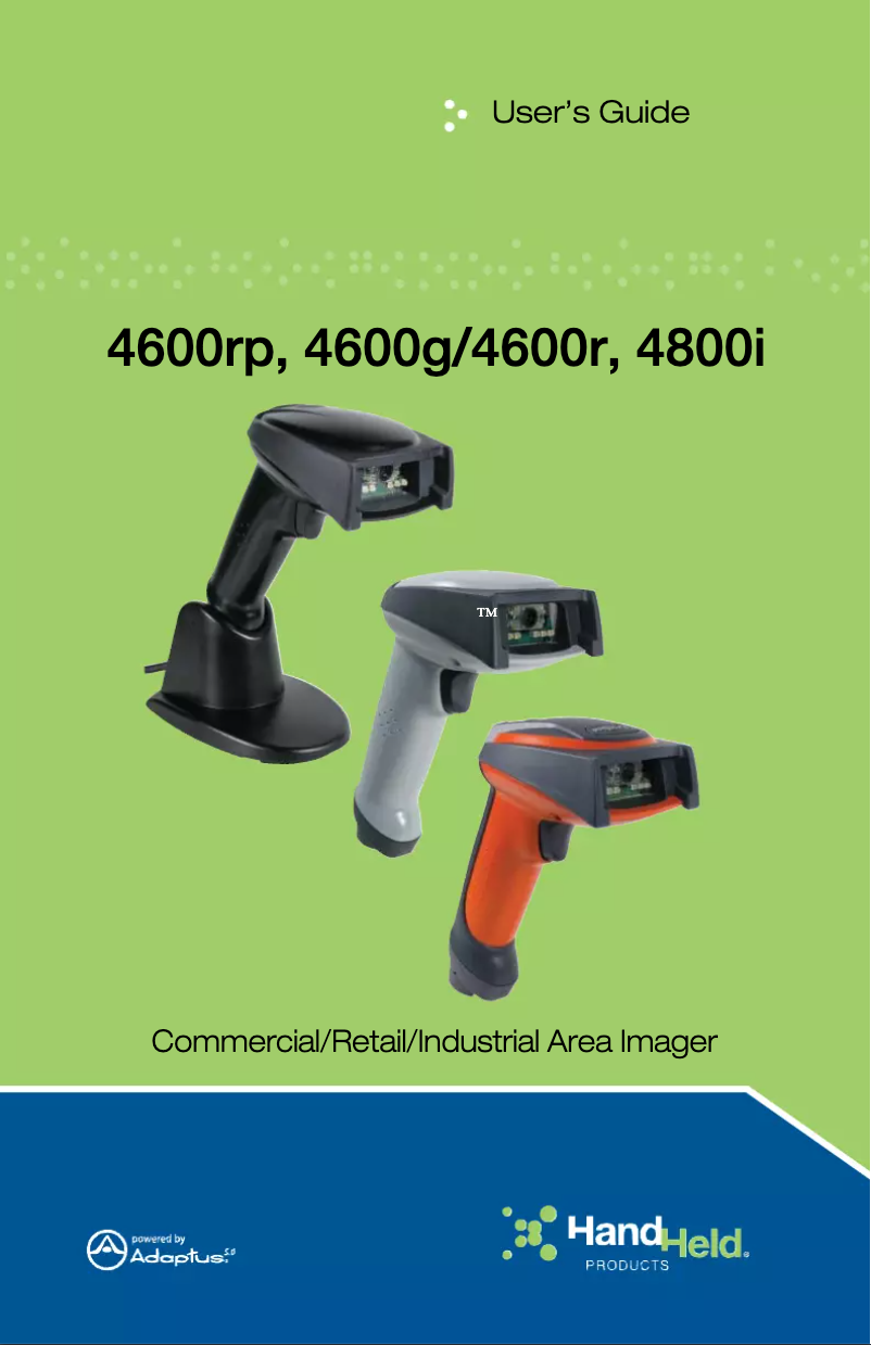 Page n°1 - Manuel utilisateur Honeywell ImageTeam 4600g