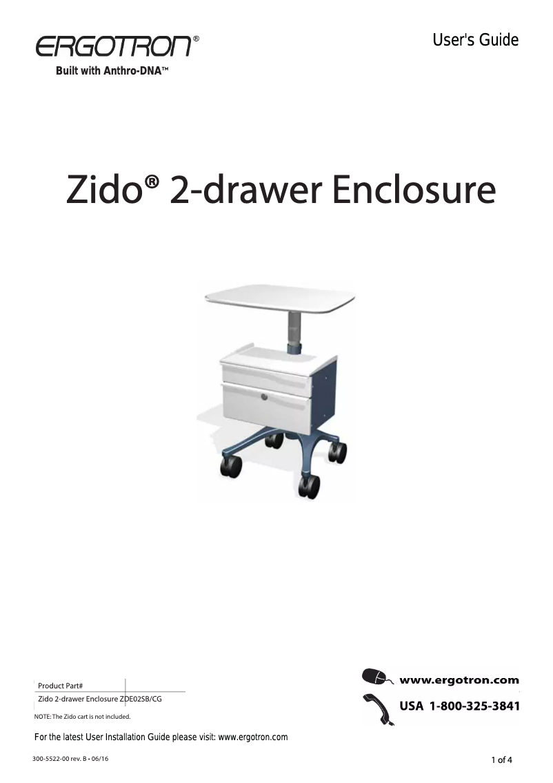 Image de la première page du manuel de l'appareil ZDE02CG/CG