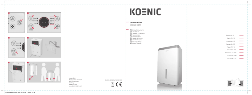 Page n°1 - Manuel utilisateur Koenic KDH 203424