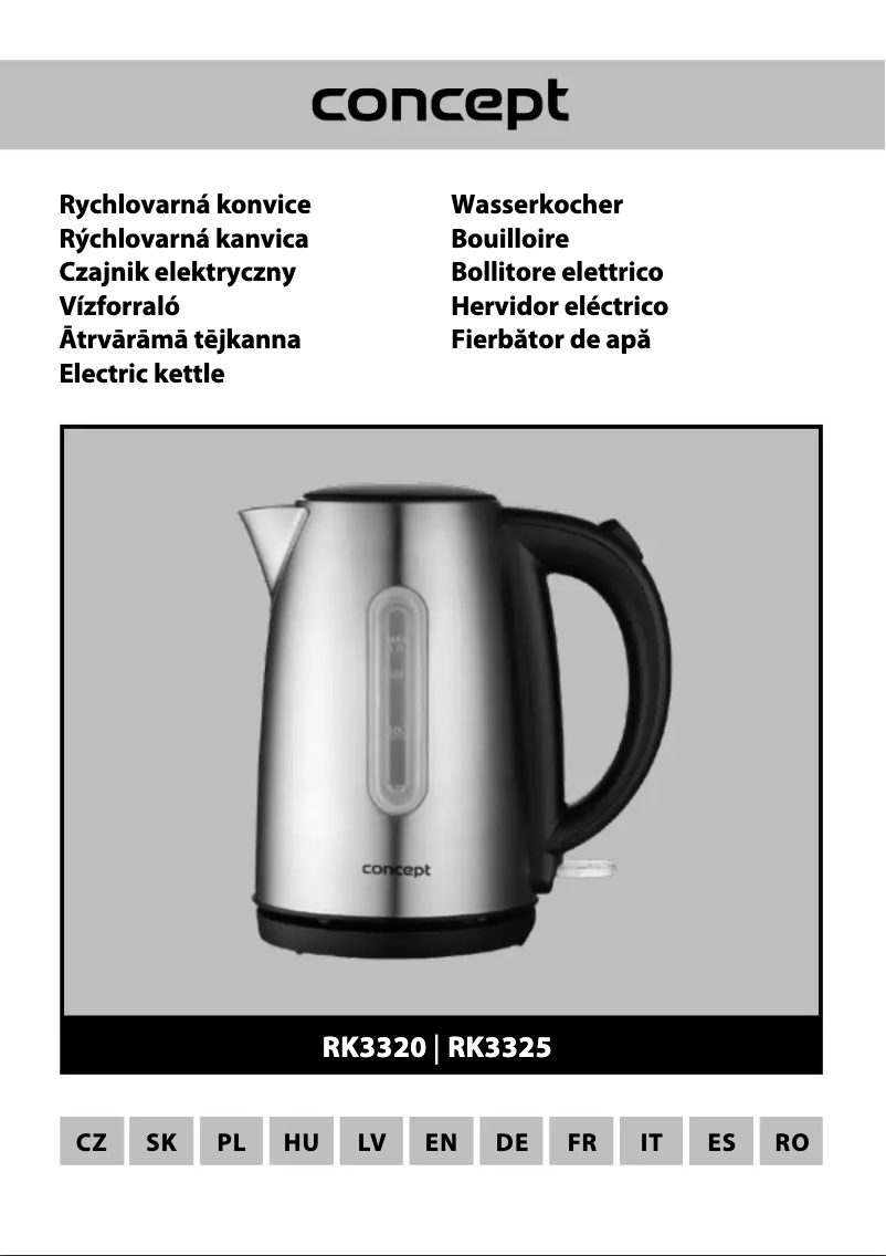 Image de la première page du manuel de l'appareil RK3320