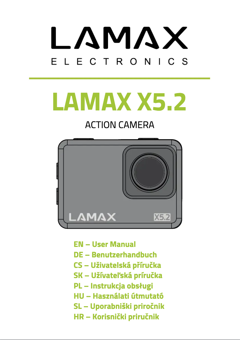 Page 1 de la notice Manuel utilisateur Lamax X5.2