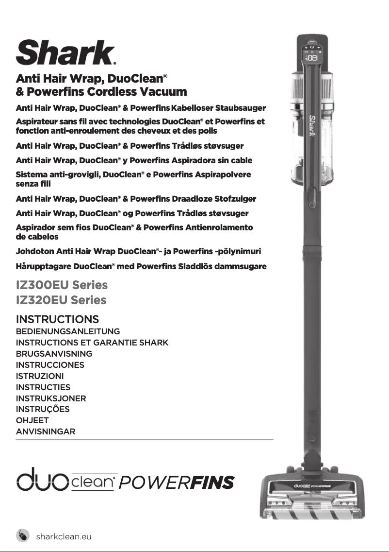 Image de la première page du manuel de l'appareil Anti Hair Wrap DuoClean IZ320EU