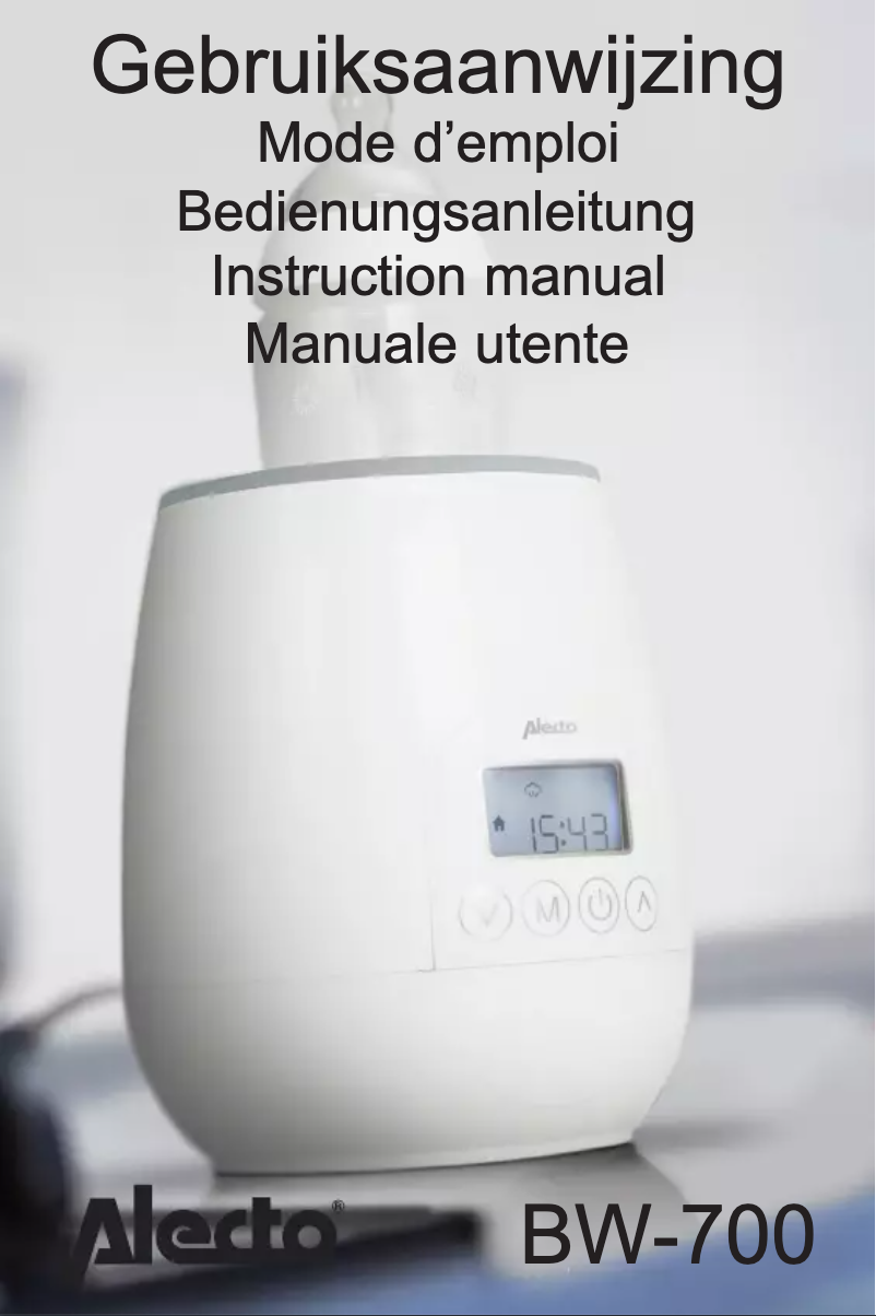 Page n°1 - Manuel utilisateur Alecto BW-700