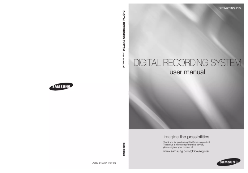 Página 1 del manual Manual de usuario Hanwha SPR-9816