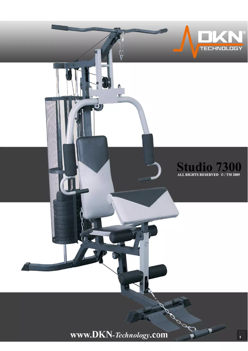 Page n°1 - Manuel utilisateur DKN Studio 7300