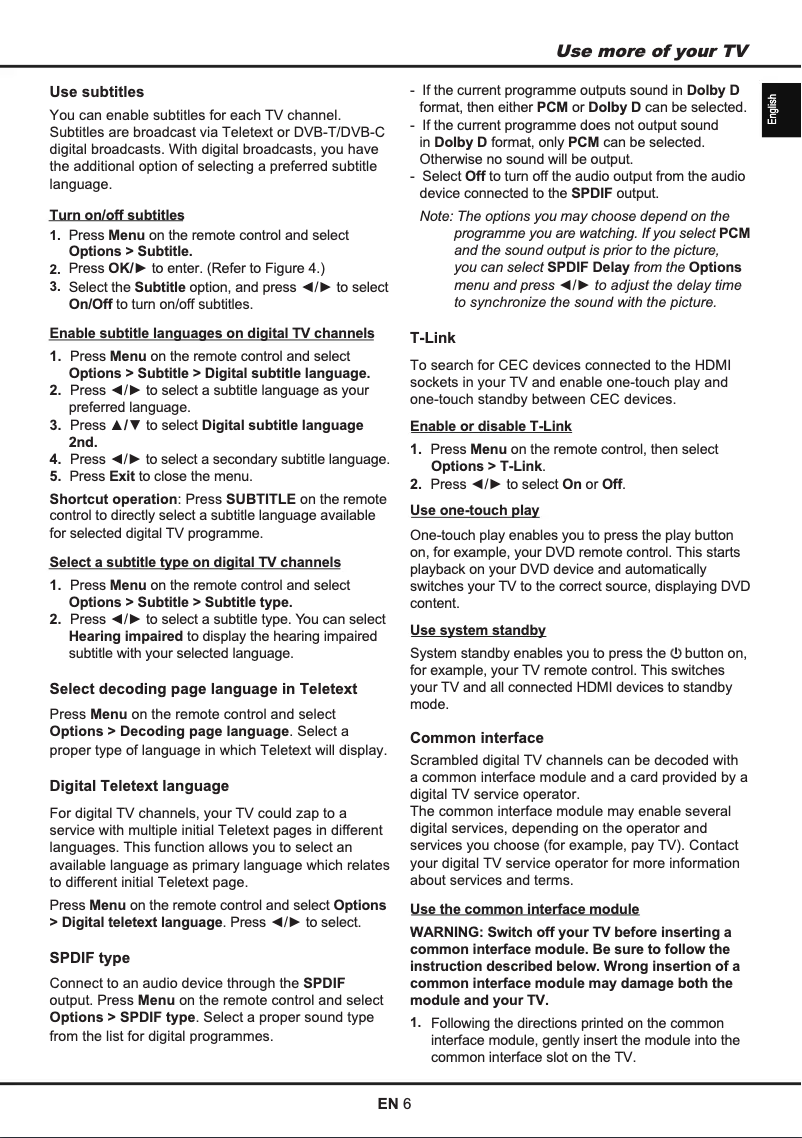 Page 1 de la notice Manuel utilisateur Thomson 42FU4253