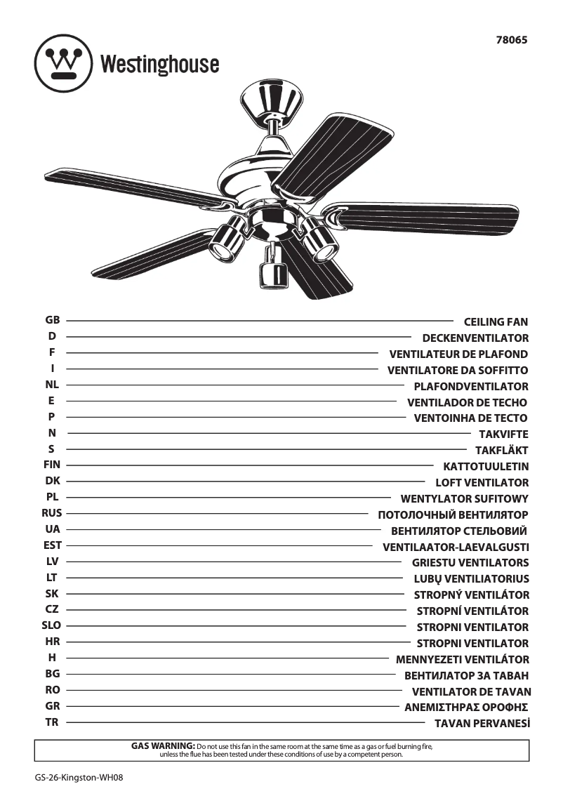 Image de la première page du manuel de l'appareil 78065