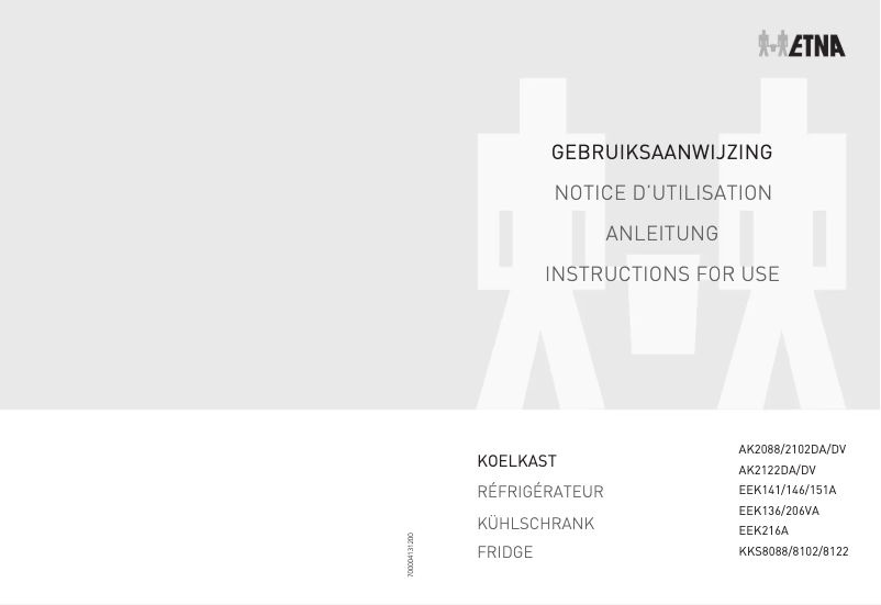 Image de la première page du manuel de l'appareil AK2088DV