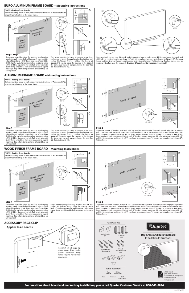 Page 1 de la notice Manuel utilisateur Quartet Classic S578