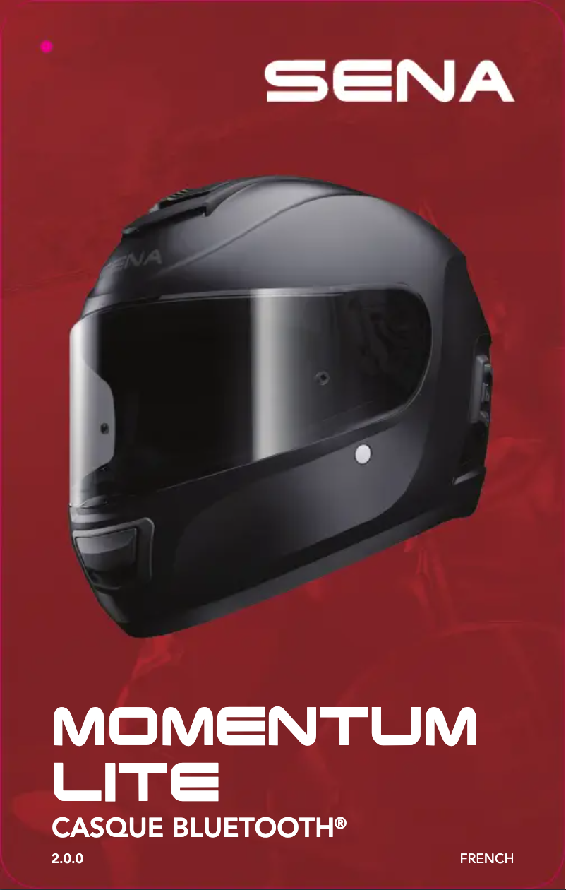 Page 1 de la notice Guide de démarrage rapide Sena Momentum Lite