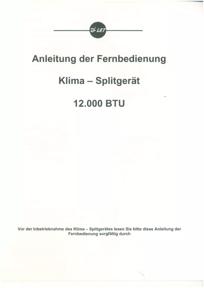 Image de la première page du manuel de l'appareil R82/E