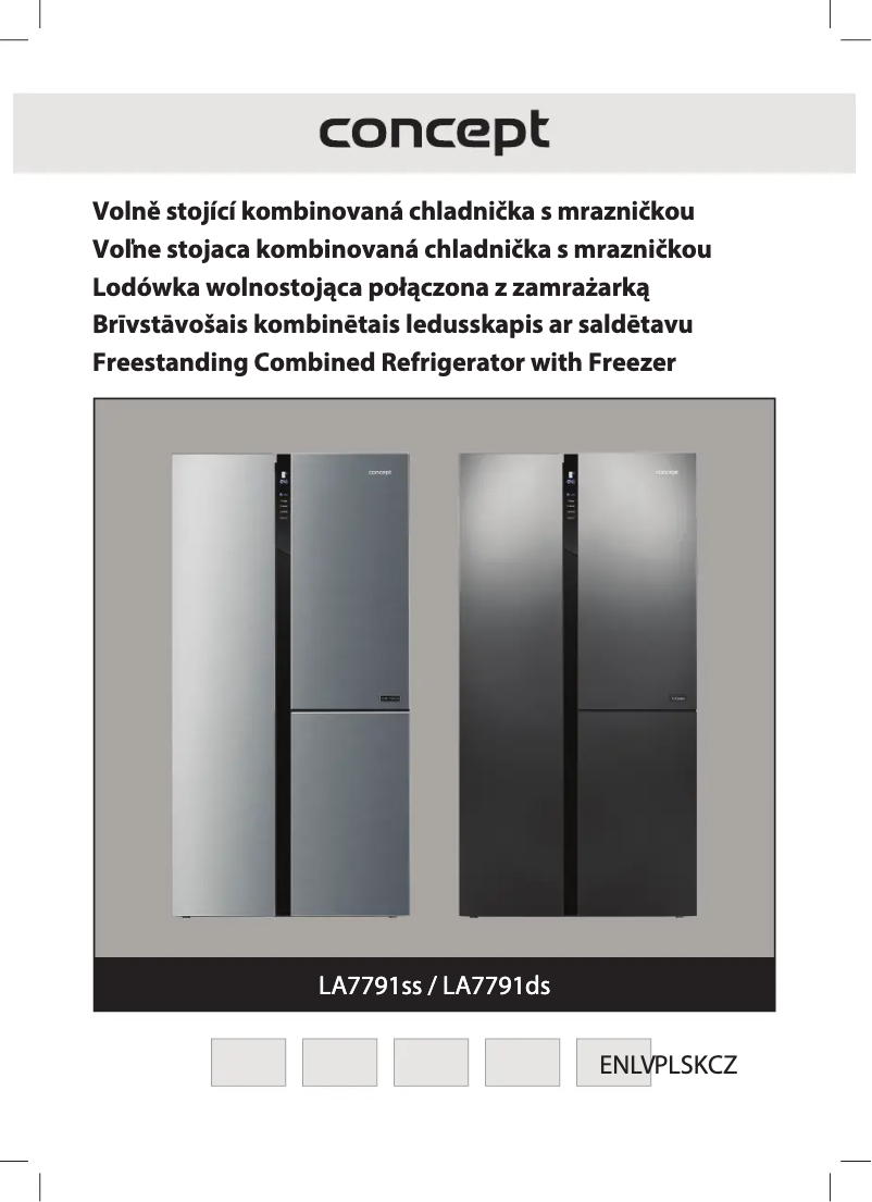 Page 1 of the manual User Manual Concept LA7791DS