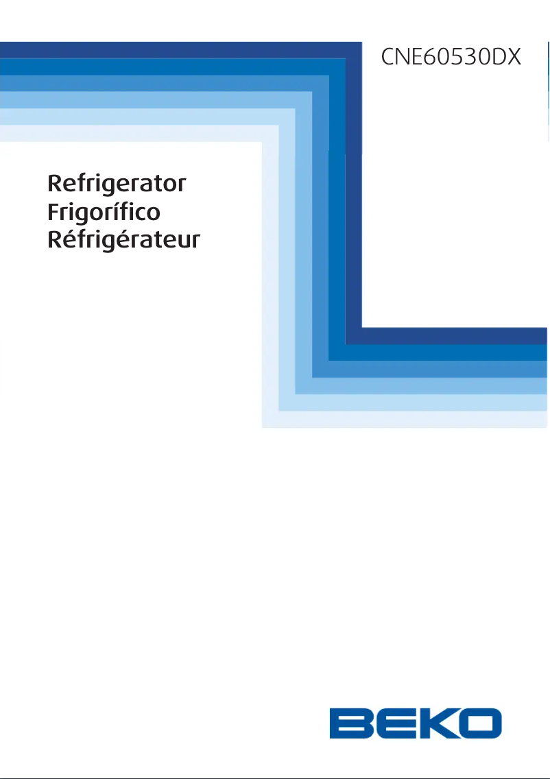 Image de la première page du manuel de l'appareil CNE60530DX