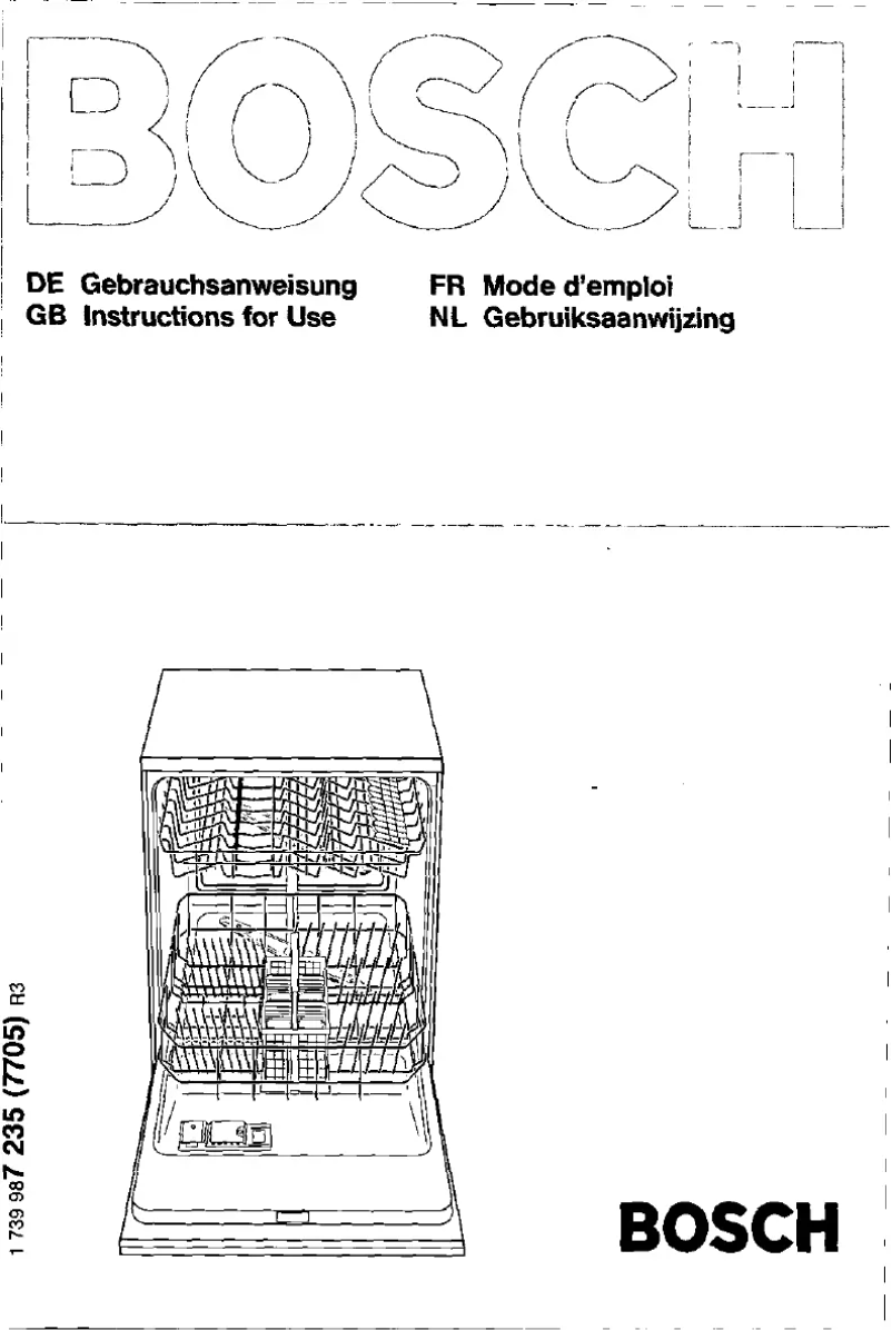 Page n°1 - Manuel utilisateur Bosch SGS3009