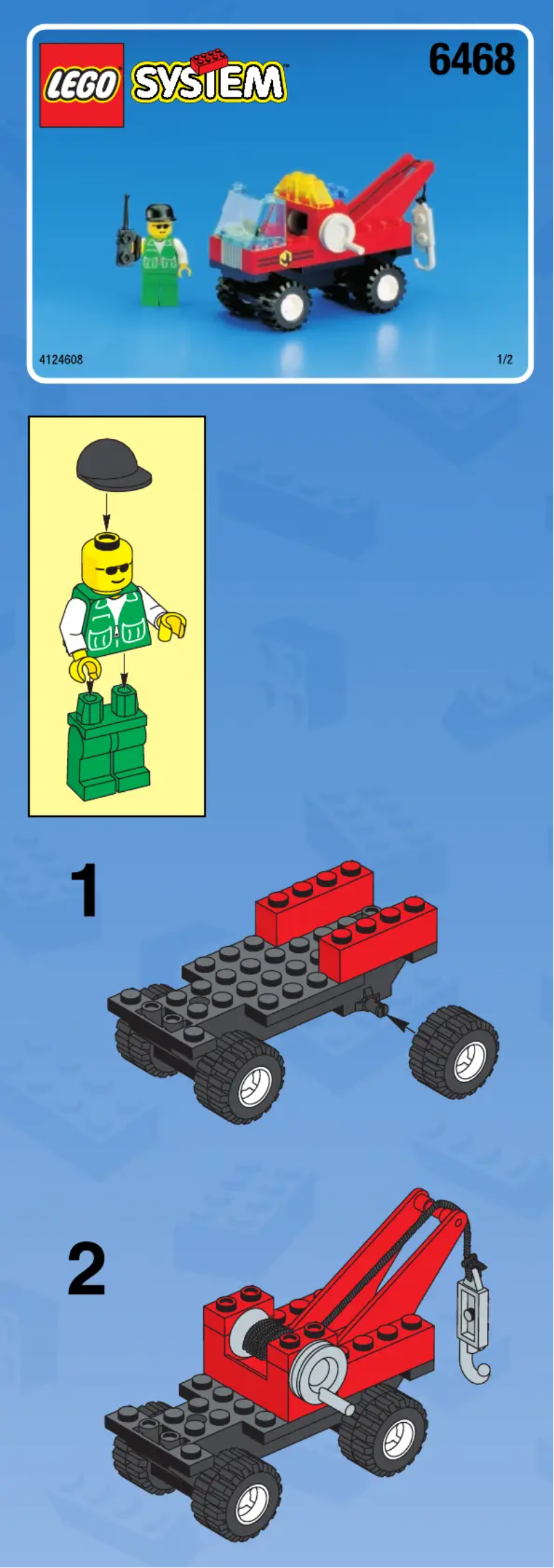 Page n°1 - Manuel utilisateur Lego TOW 'N' GO