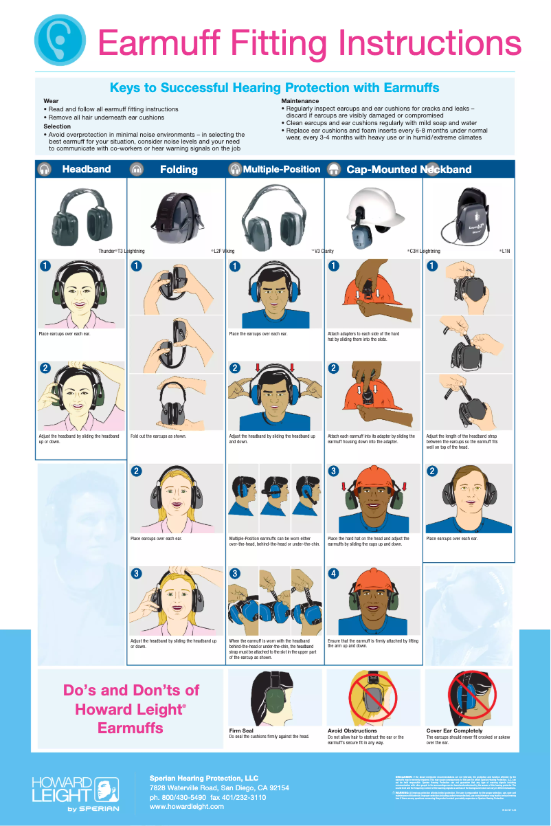 Page 1 de la notice Manuel utilisateur Honeywell Howard Leight QM24PLUS