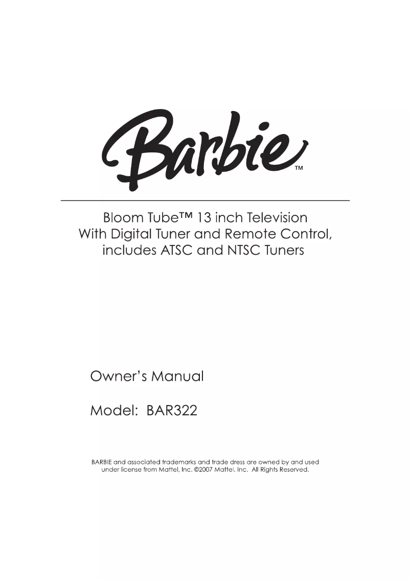 Page n°1 - Manuel utilisateur Emerson BAR322