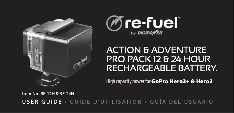 Page 1 de la notice Manuel utilisateur Digipower RF-12H