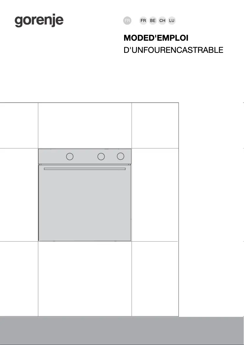 Image de la première page du manuel de l'appareil BSA6737E15X