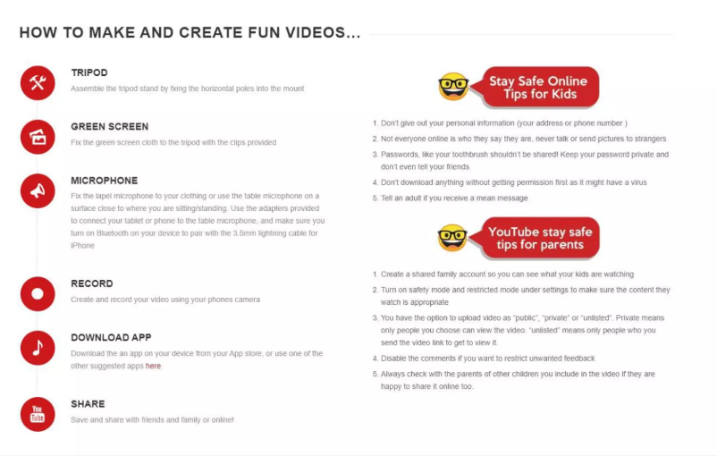 Page 1 de la notice Manuel utilisateur Easypix YouStar Studio Kit