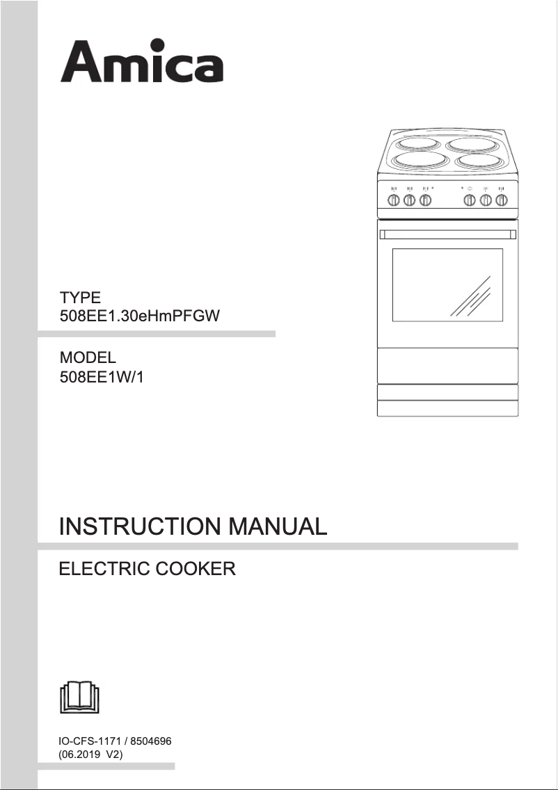 Image de la première page du manuel de l'appareil 508EE1(W)