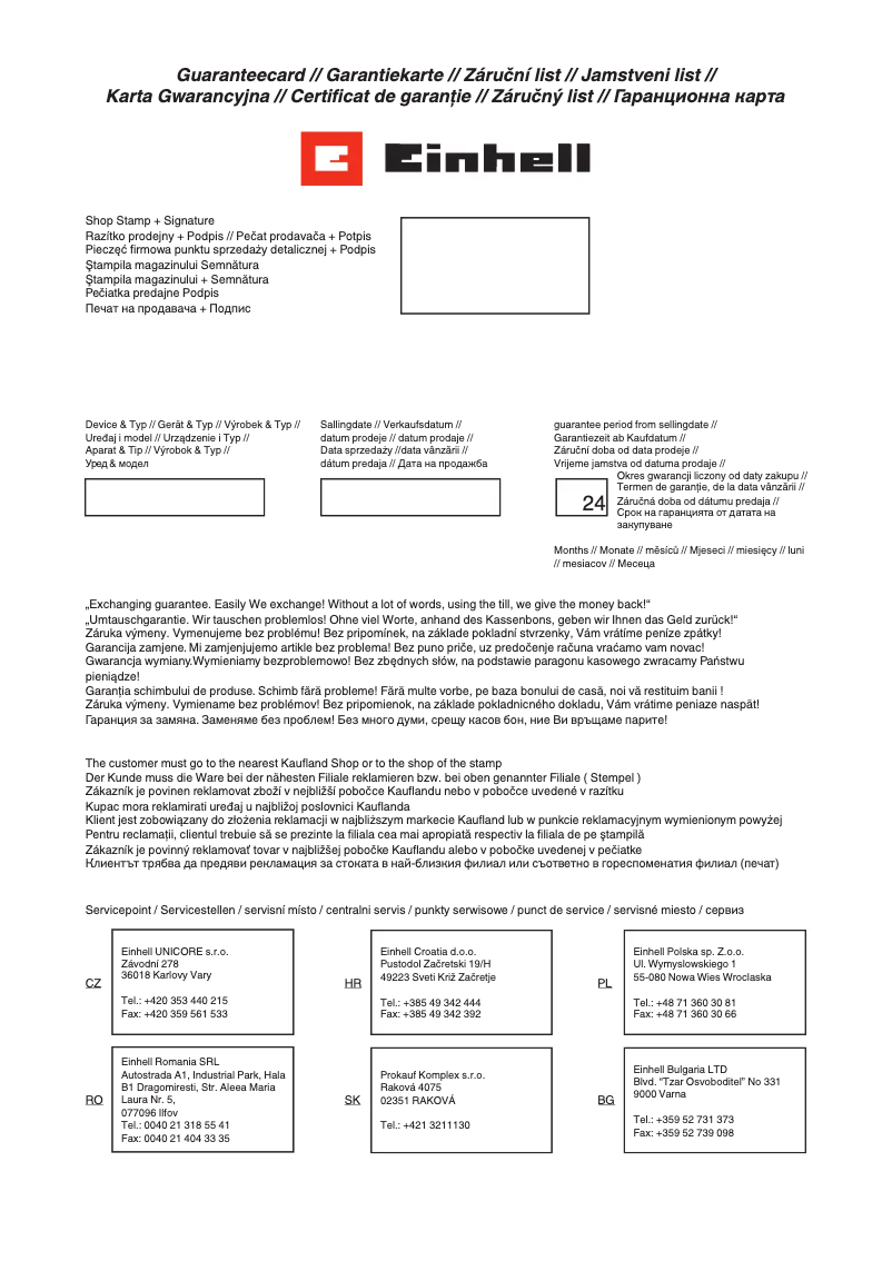 Page 1 de la notice Manuel utilisateur Einhell BT-CD 12 Li