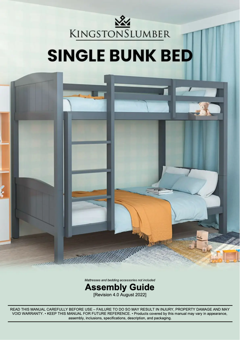 Page n°1 - Manuel utilisateur Kingston Slumber FURBBDKNGA14SG