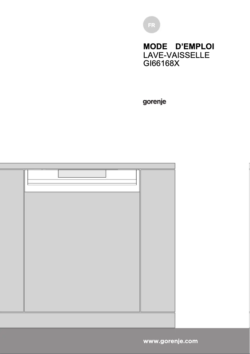 Page n°1 - Manuel utilisateur Gorenje GI66168X