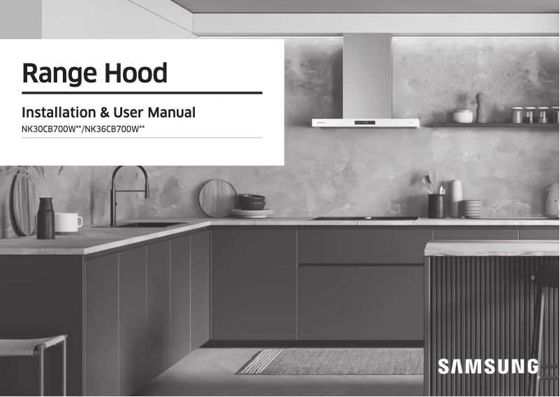 Page 1 de la notice Manuel utilisateur Samsung NK36CB700W12