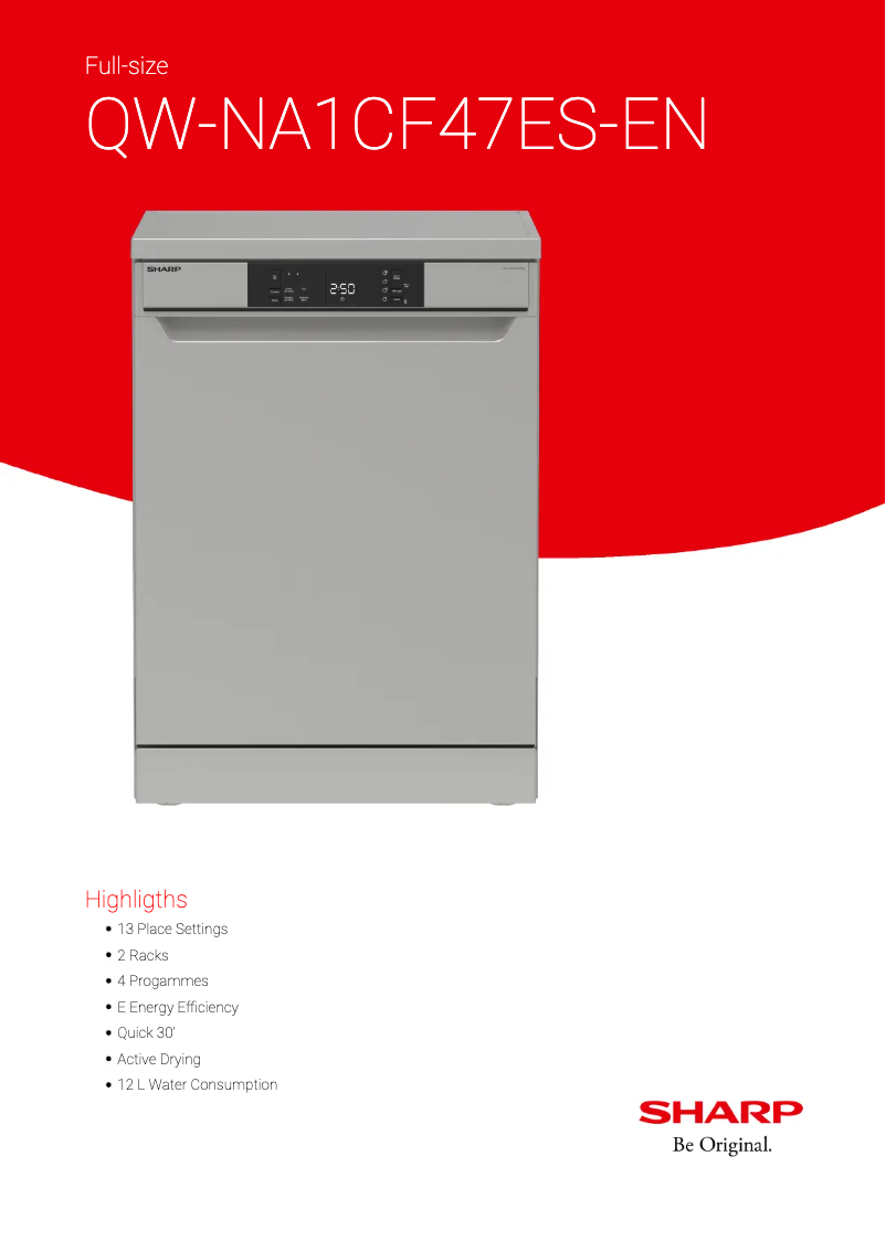 Image de la première page du manuel de l'appareil QW-NA1CF47ES-EN