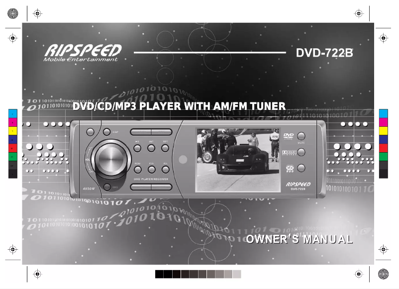 Image de la première page du manuel de l'appareil DVD-722B