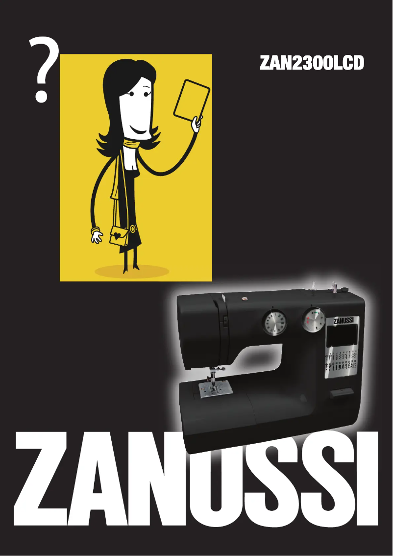 Page 1 de la notice Manuel utilisateur Zanussi ZAN2300LCD