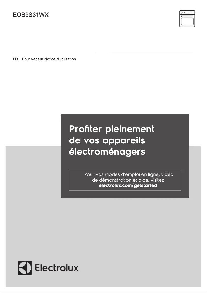 Página 1 del manual Manual de usuario Electrolux EOB9S31WX