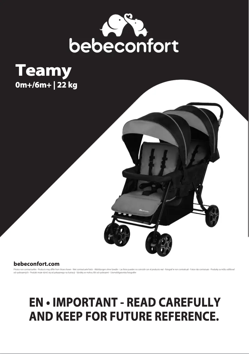 Page 1 of the manual User Manual Bebe Confort Teamy