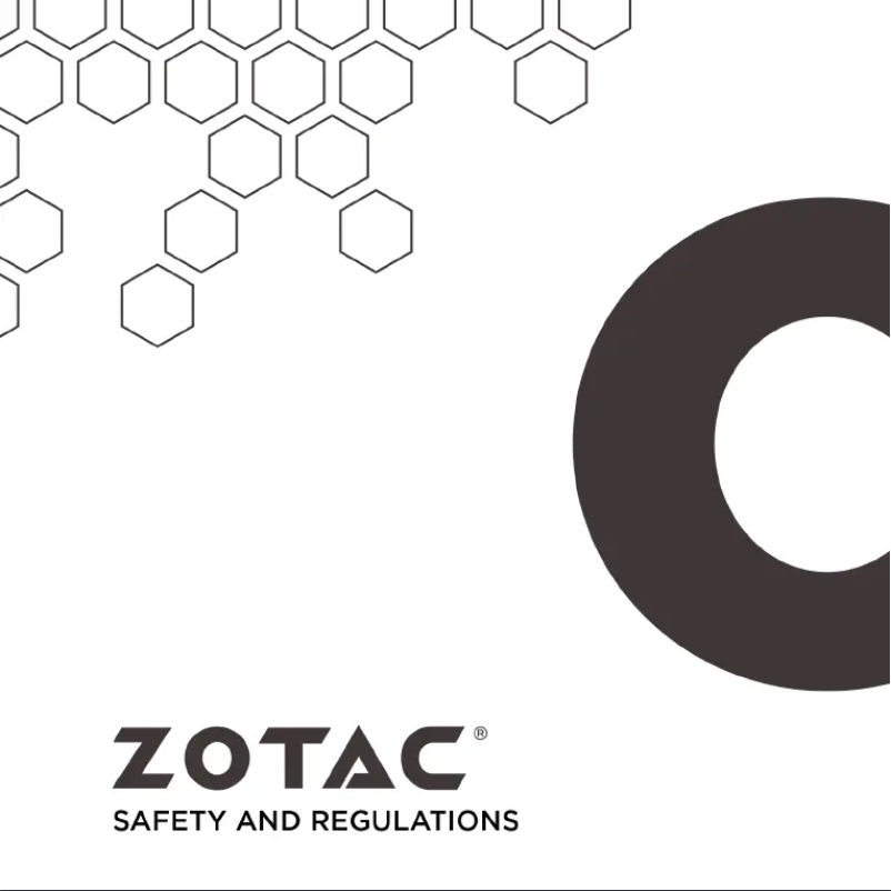 Page 1 of the manual User Manual Zotac ZBOX QK7P3000