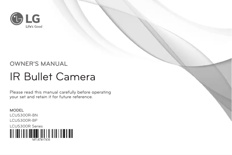 Page n°1 - Manuel utilisateur LG LCU5300R-BN