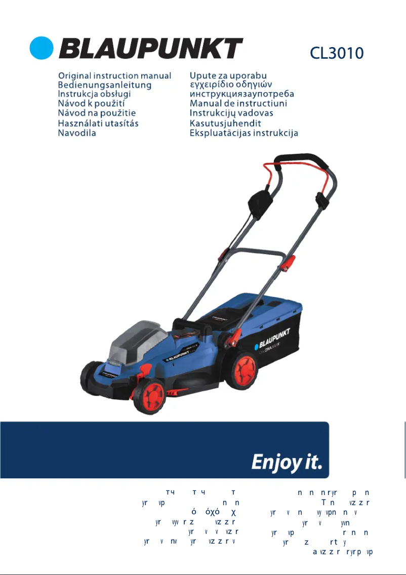 Página 1 del manual Manual de usuario Blaupunkt CL3010
