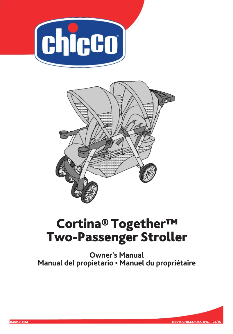 Page n°1 - Manuel utilisateur Chicco Cortina Together