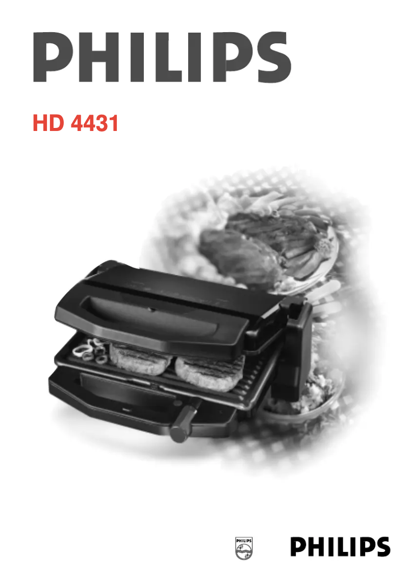 Image de la première page du manuel de l'appareil HD4431