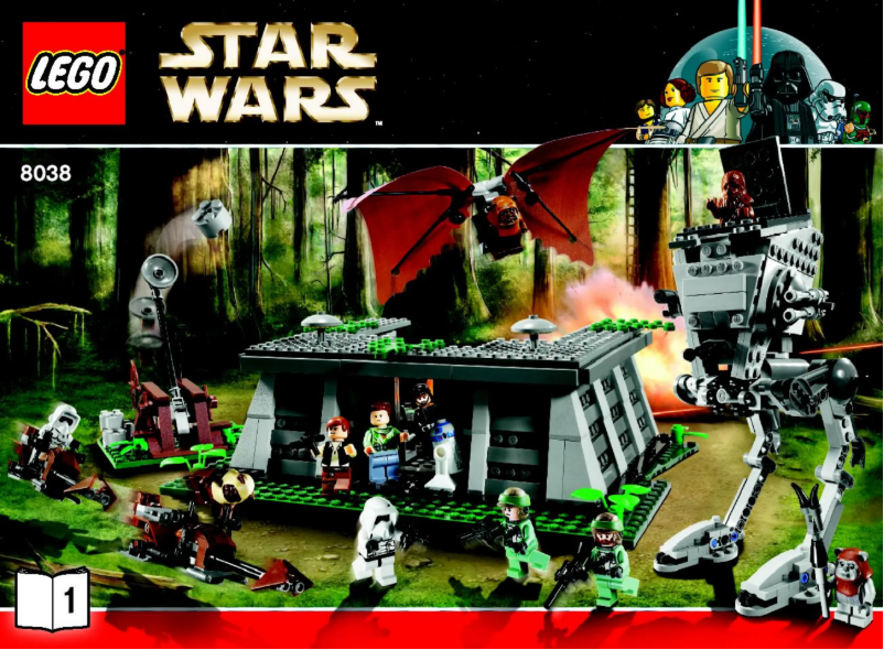 Page n°1 - Manuel utilisateur Lego Star Wars 8038