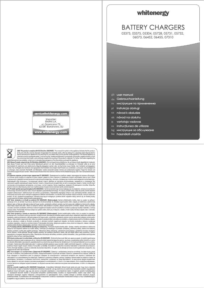 Image de la première page du manuel de l'appareil 05728