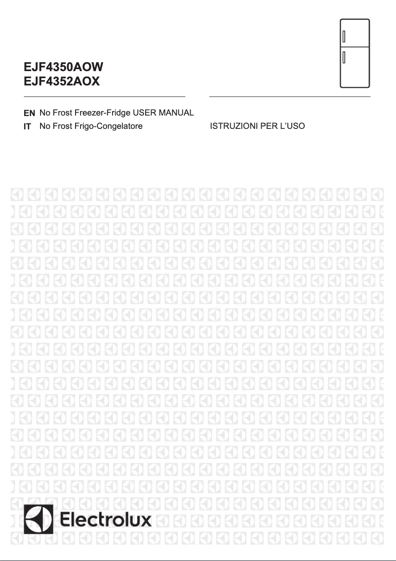 Image de la première page du manuel de l'appareil EJF4352AOX