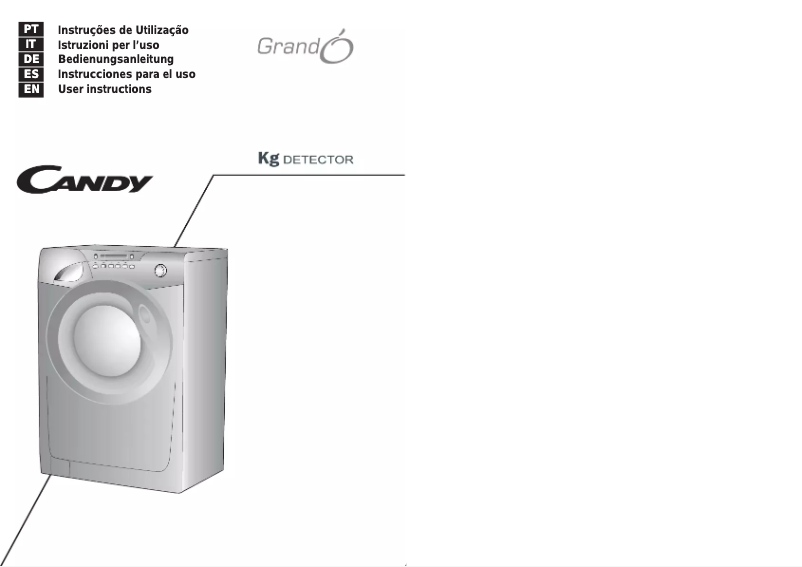 Page n°1 - Manuel utilisateur Candy GO 1282D-37