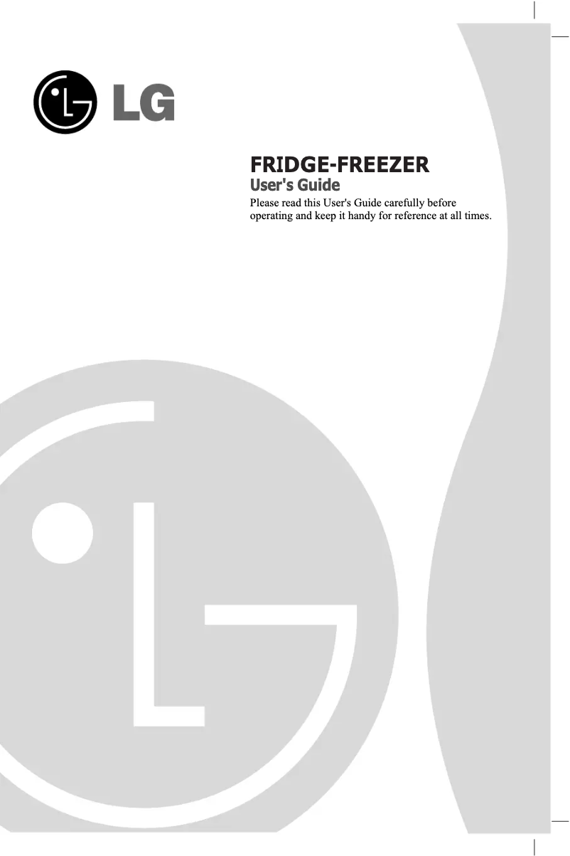 Page 1 de la notice Manuel utilisateur LG GR419BSGA