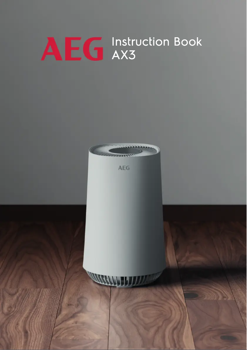 Image de la première page du manuel de l'appareil AX31-201BL