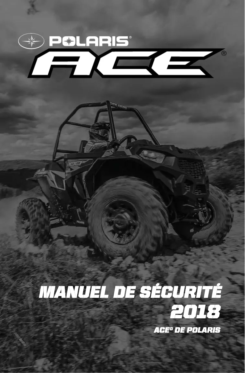 Page 1 de la notice Manuel utilisateur Polaris Ace 570 (2018)