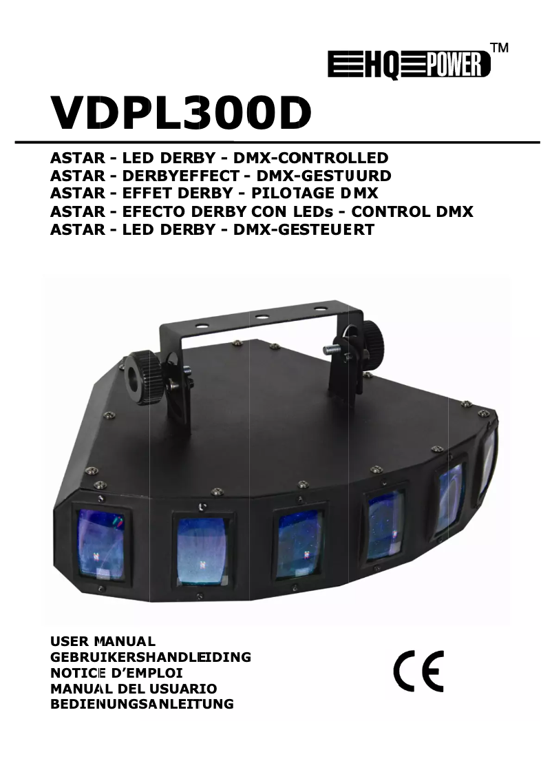 Page n°1 - Manuel utilisateur HQ Power Astar