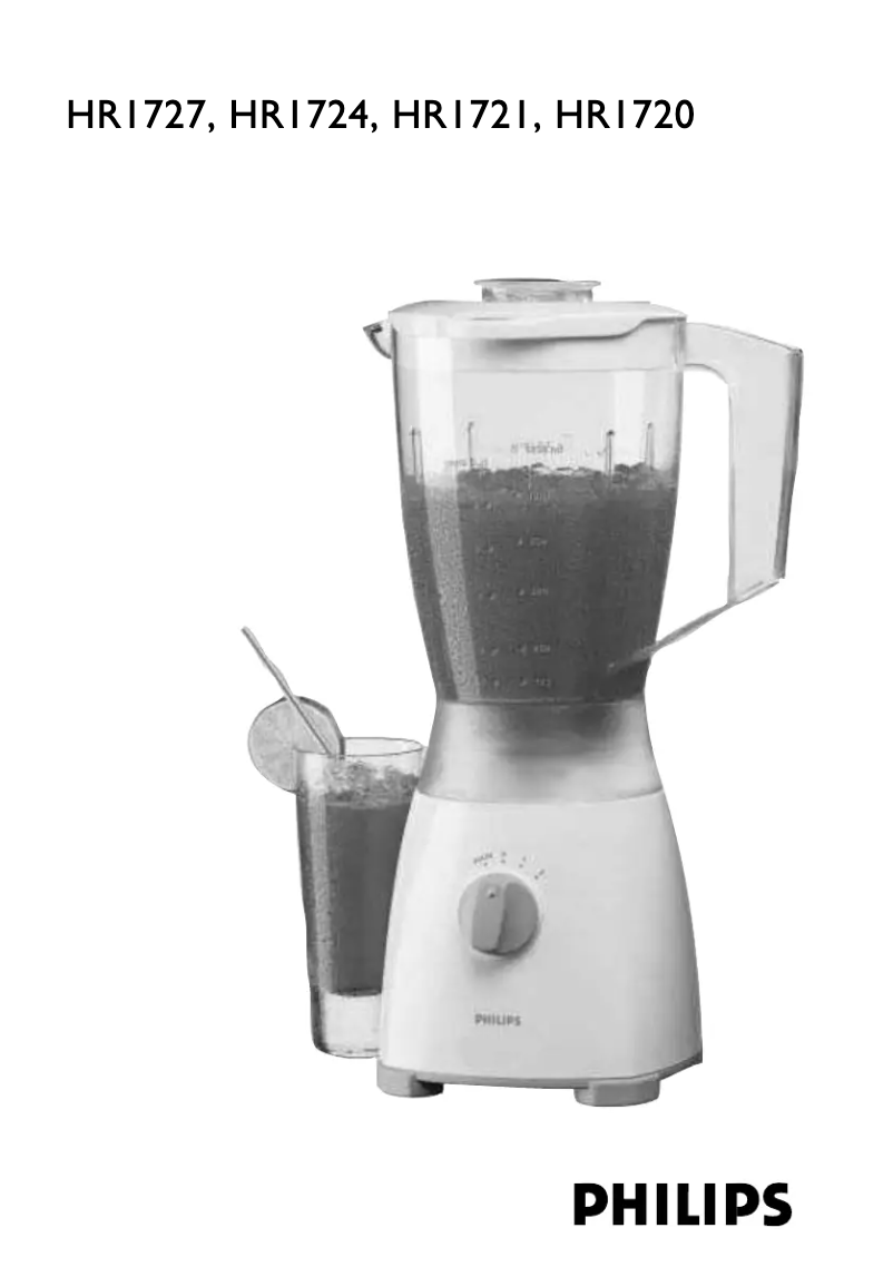 Page 1 de la notice Manuel utilisateur Philips Comfort HR1724