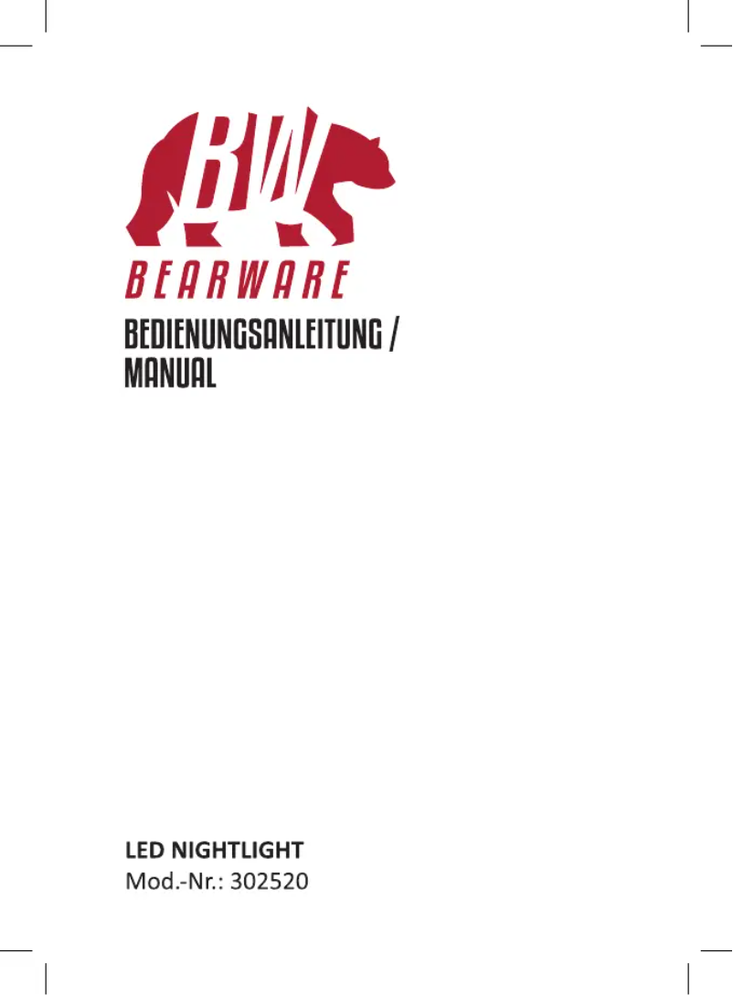 Page 1 de la notice Manuel utilisateur Bearware 302520