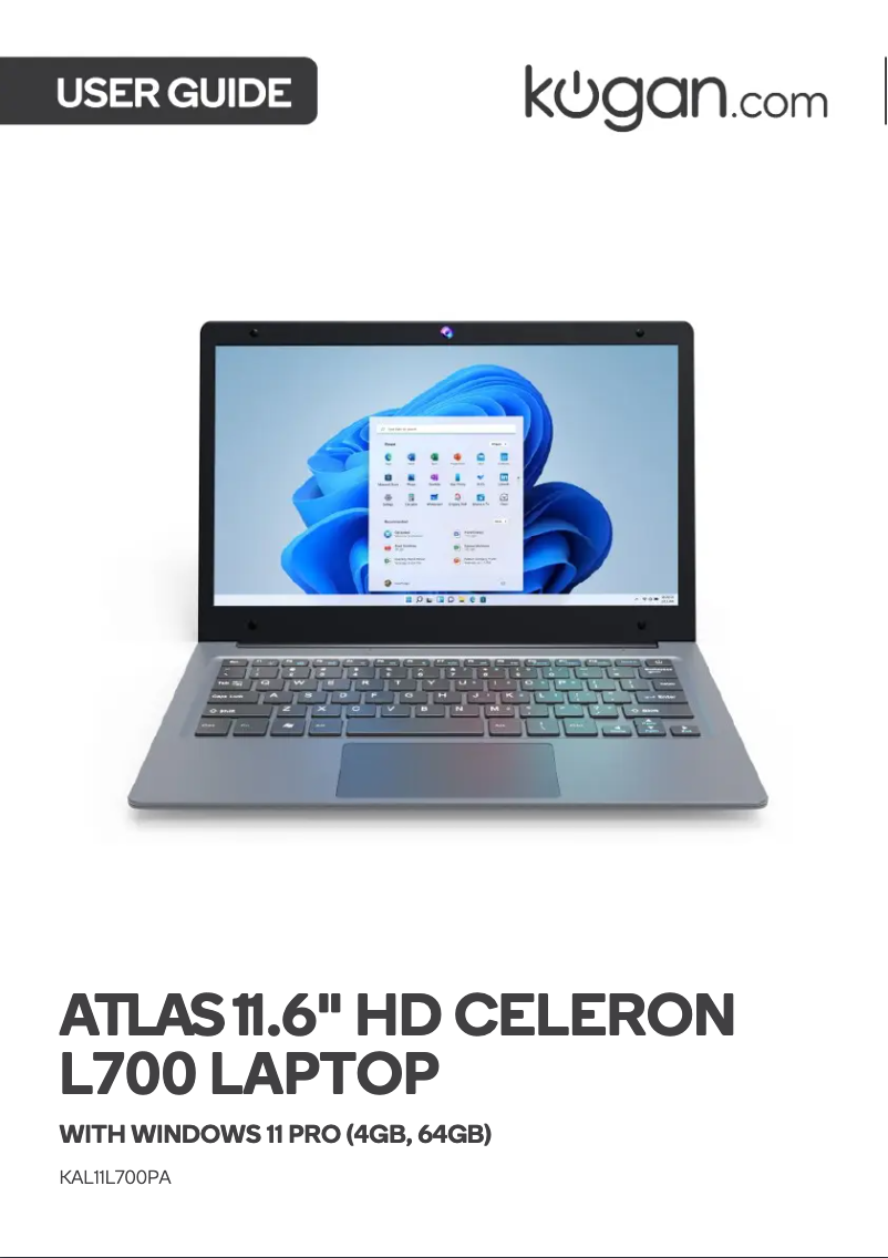 Page 1 de la notice Manuel utilisateur Kogan KAL11L700PA